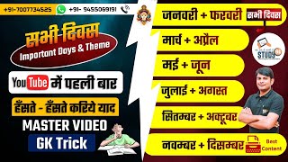 Important Days & Theme 2022 || महत्‍वपूर्ण दिवस एवं थीम 2022 By Nitin Sir | Pramukh diwas Study91 screenshot 1