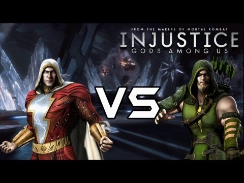 INJUSTICE Gods Among US gameplay SHAZAM vs DEATHSTROKE  Doovi