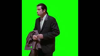 Confused John Travolta - Pulp Fiction meme (Green Screen)