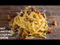 the EASY METHOD for making PERFECT SPAGHETTI CARBONARA