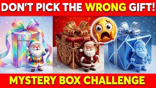 🎁 Don't Pick the WRONG Gift! 🎁 Christmas Mystery Box Challenge | Quiz RAD