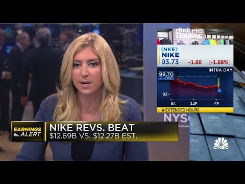 Nike beats on revenue, despite inventory issues