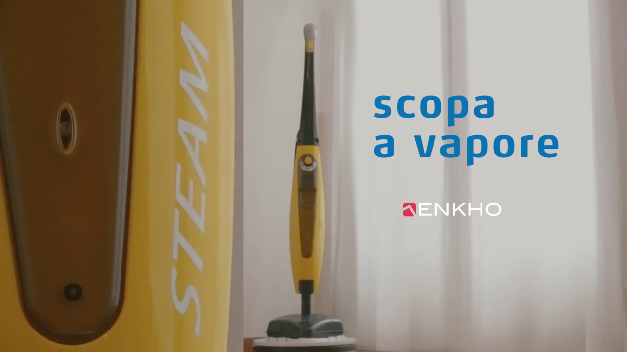 Scopa a vapore ENKHO - YouTube