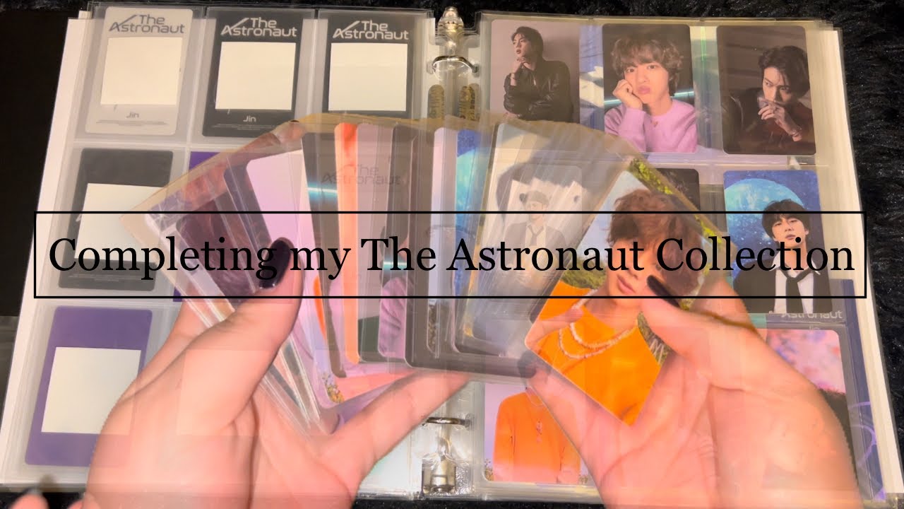 completing my Jin the astronaut photocard collection!!🚀| all pobs