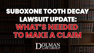 Suboxone Tooth Decay Lawsuit Update: What’s Needed To Make a Claim by Dolman Law Group Accident Injury Lawyers, PA 242 views 1 month ago 22 minutes