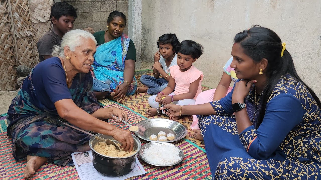 அம்மாச்சி செய்து கொடுத்த பழைய சிற்றுண்டி சுவை வேறலெவல் An old snack made by Ammachi