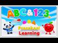 Preschool Learning activities for 3 year olds at home | Learn ABC Phonics Shapes Numbers Colors 🌈