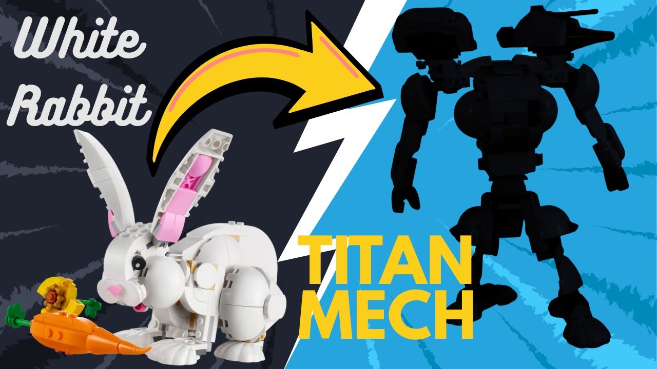 Turn White Rabbit into Titan Mech! | LEGO 31133 alternate build
