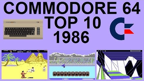 COMMODORE 64: All years TOP 10, episode 5 - 1986
