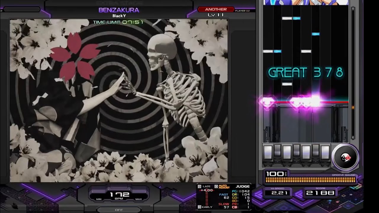 beatmania IIDX 34 ZINRAI BENiZAKURA SPA 正規 - YouTube