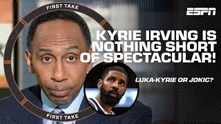 Stephen A. \& Shannon Sharpe APPLAUD Kyrie Irving 👏 'A MAGICIAN ON THE COURT!' | First Take