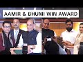 Mr. Perfectionist Aamir Khan wins an award at Journal Excellence Awards | Bhumi Pednekar