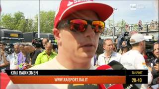 Spain, Kimi's interview after qualifying Raisport -10/05/2014
