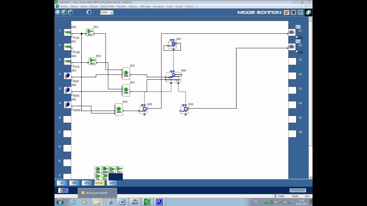 tutoriel banc barras grafcet
