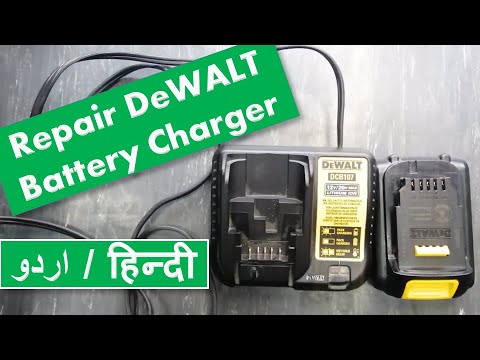  72 How to Repair Battery Charger DeWalt 12V 20V Battery DCB107