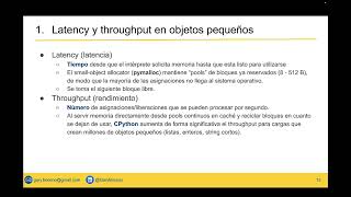 Uso de la memoria con Python