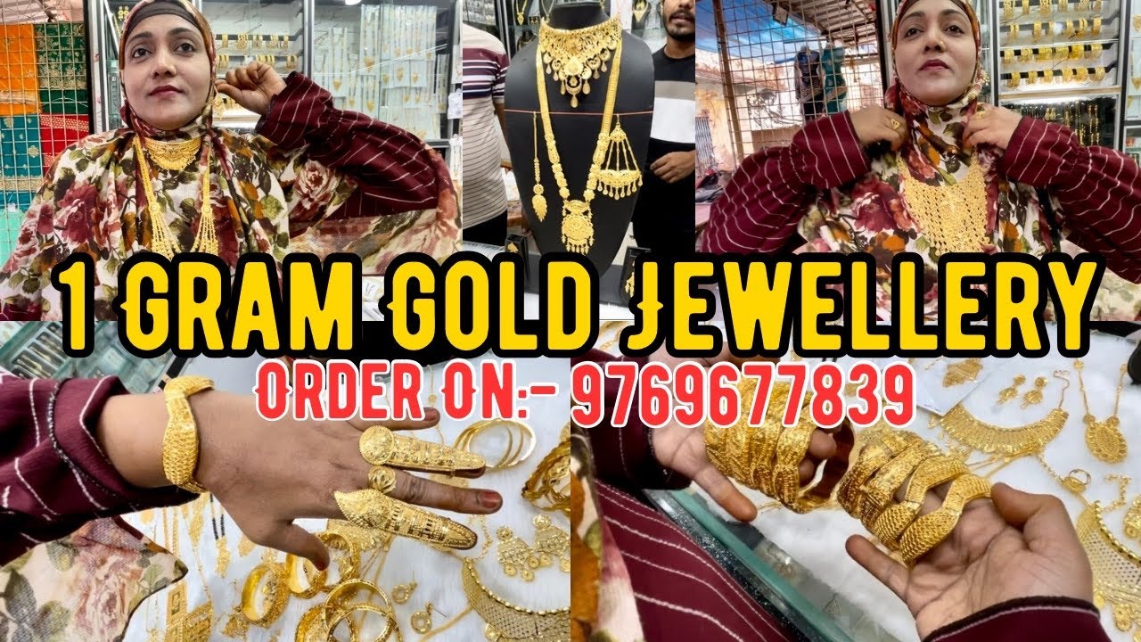 1 Gram Gold Plated Jewellery || Govandi Shivaji Nagar Market 2024 ...