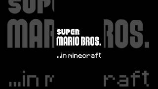 🧑🔧 Super Mario Bros en Minecraft ⚒️