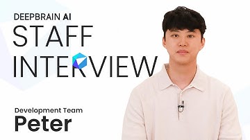 [Deep.In. Interview] AI Software Developer : Peter