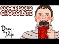 ¿Qué pasa si SOLO COMES CHOCOLATE? 🍫☠️ |  Draw My Life en Español