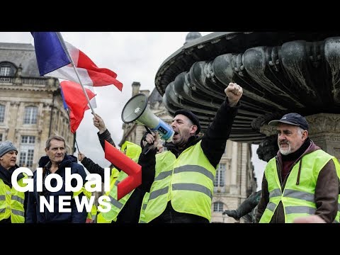 LIVE: "Yellow Vest" protesters in France call for national day of action