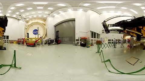 360 VR: Explore the James Webb Space Telescope at NASA Johnson in 360 [4 - cup down]