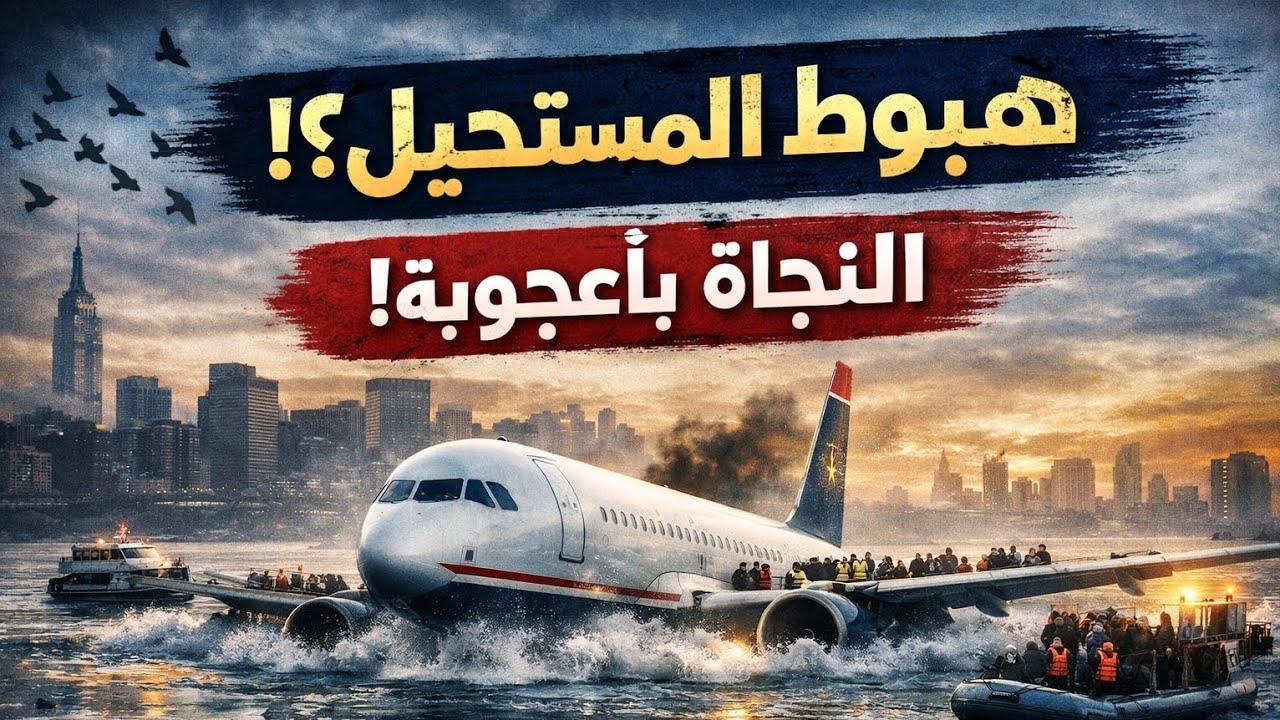 معجزة نهر هدسون | القصة الحقيقية لرحلة الطيران 1549