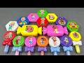 Rainbows SLIME 🌈 Hunting Pinkfong, Cocomelon in Rainbow Lollipops Colorful! Satisfying, ASMR