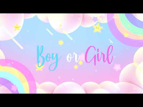 2 Hour Gender Reveal Baby Shower Boy or Girl Background Video | 365Edits.com RSVP Website Builder