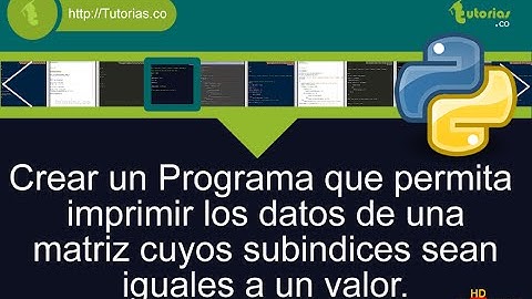 arrays – python (imprimir datos subindices igual a valor)