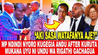 BLOW TO UDA MT KENYA LEADERS! MP NDINDI NYORO WARNS PEOPLE AFTER DISMISSING THIS IRRITATING PERSON