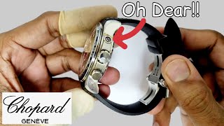 How To Fix Chronograph Pusher on CHOPARD Watch | A Complicated Process | Watch Repair Tutorial