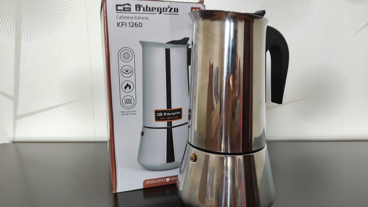 Обзор гейзерной кофеварки Orbegozo 12 чашек 800 мл. 