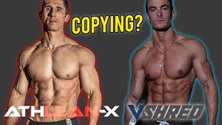 Is Vshred Stealing From Athlean X Vloggest