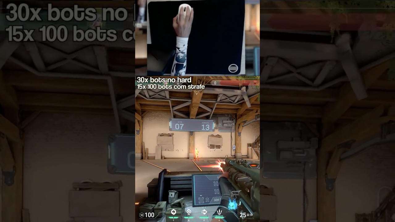 Treino de MIRA de um PRO PLAYER 