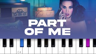 Katy Perry - Part Of Me (piano tutorial)