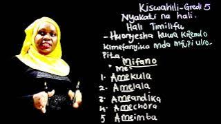 Gredi 5 Kiswahili Mwalimu Rehema  Hali Timilifu