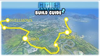 First Person Train Ride Through Orchid Bay | Cities Skylines Vanilla