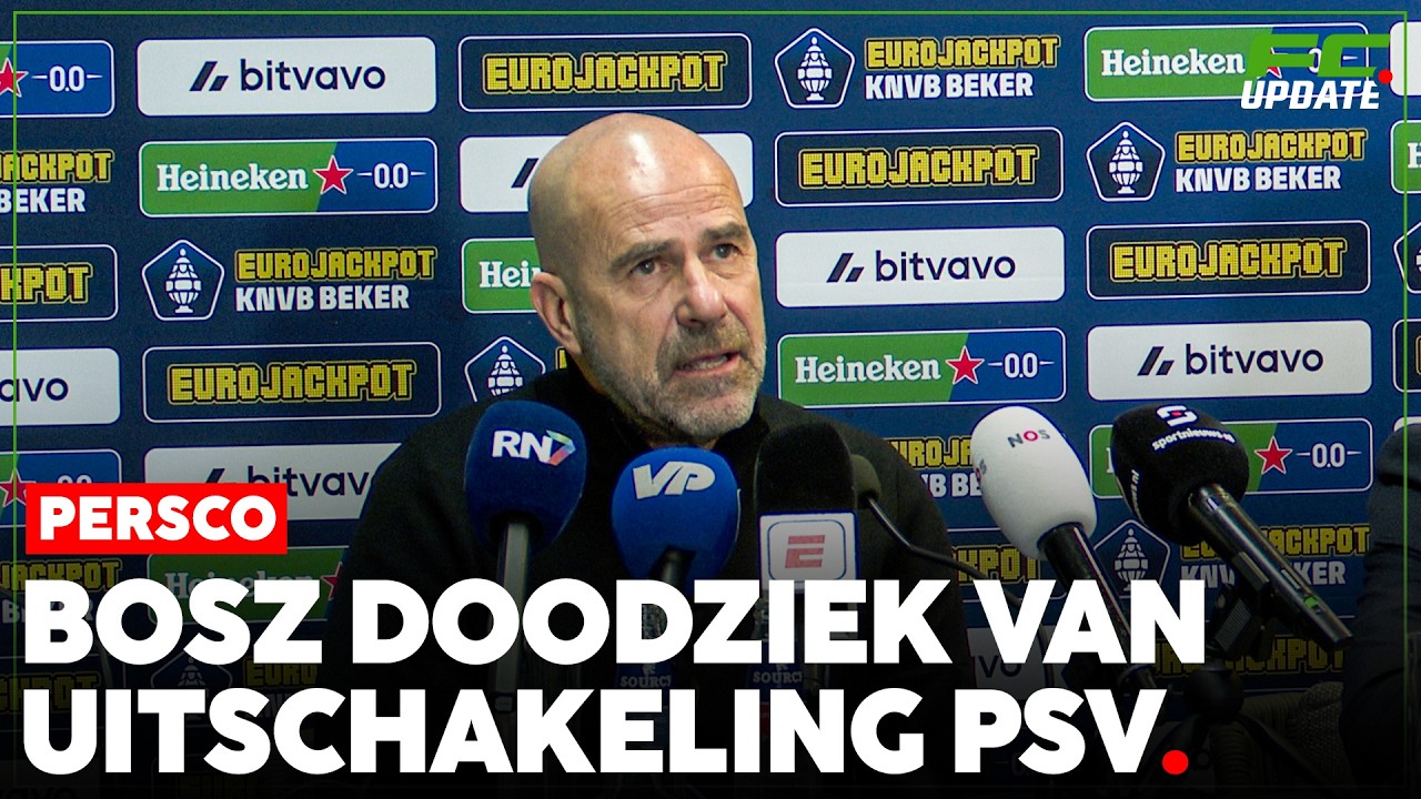 Peter Bosz leest Joey Veerman de les: 'Hij is geen trainer' | FCUpdate Persco