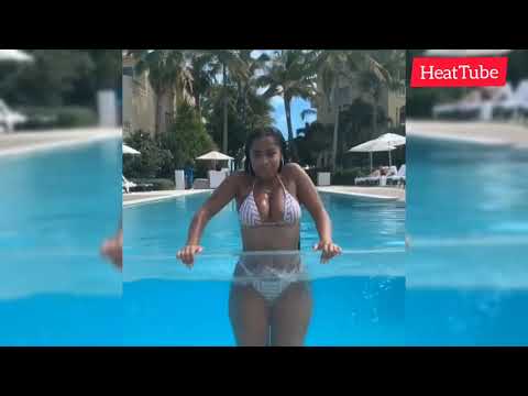 Hot sexy Bikini girl | Yasmine Lopez | Sexy Pool Girl