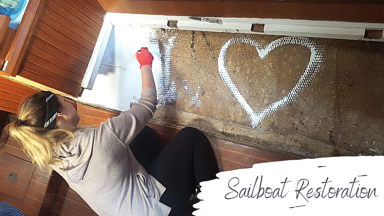 DIY CLASSIC SAILBOAT RESTORATION: Bringing our old sailboat back to life