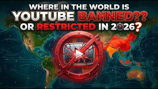 Countries Where YouTube Is ILLEGAL or BLOCKED (World Map 2026) – Can You Guess Them?