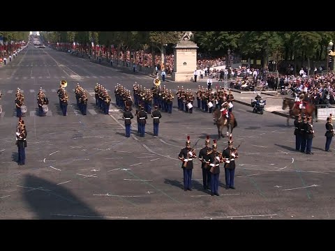 French Police Crash During Bastille Day Parade