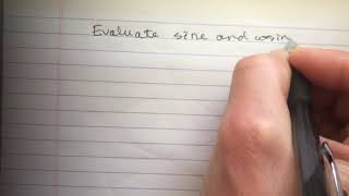 Using Reference Angles to find cos (5pi/6)