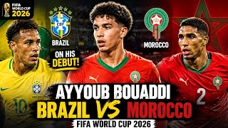 Ayyoub Bouaddi Stuns on World Cup Debut: 18-Year-Old Dominates Brazil as Morocco Draw 1-1