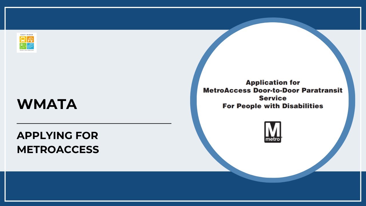 Metroaccess Machine Applying for MetroAccess - YouTube