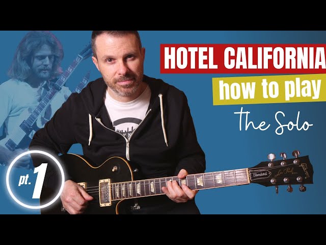 Comment jouer le solo de Hotel California? (part#1) #hotelcalifornia  #eagles #coursguitare 