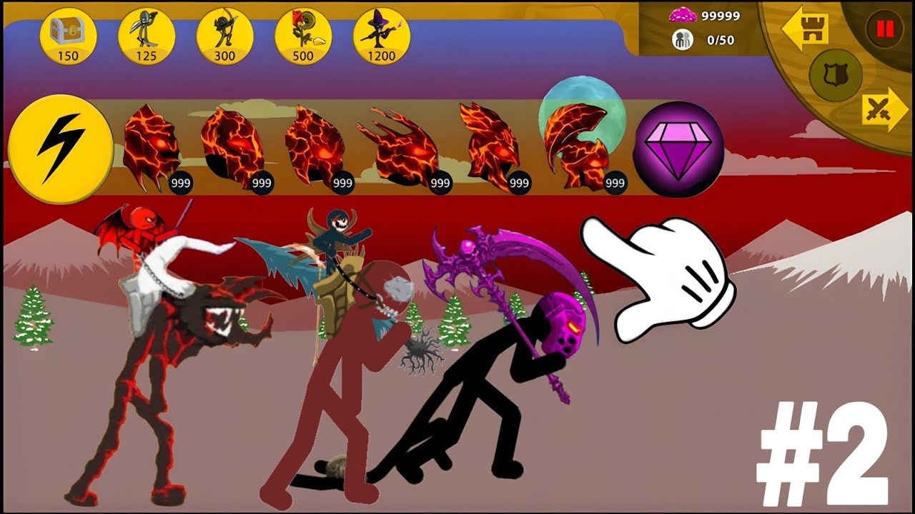 Разблокировка новой армии супербоссов с максимальной мощью | Обновление мода Stick War Legacy