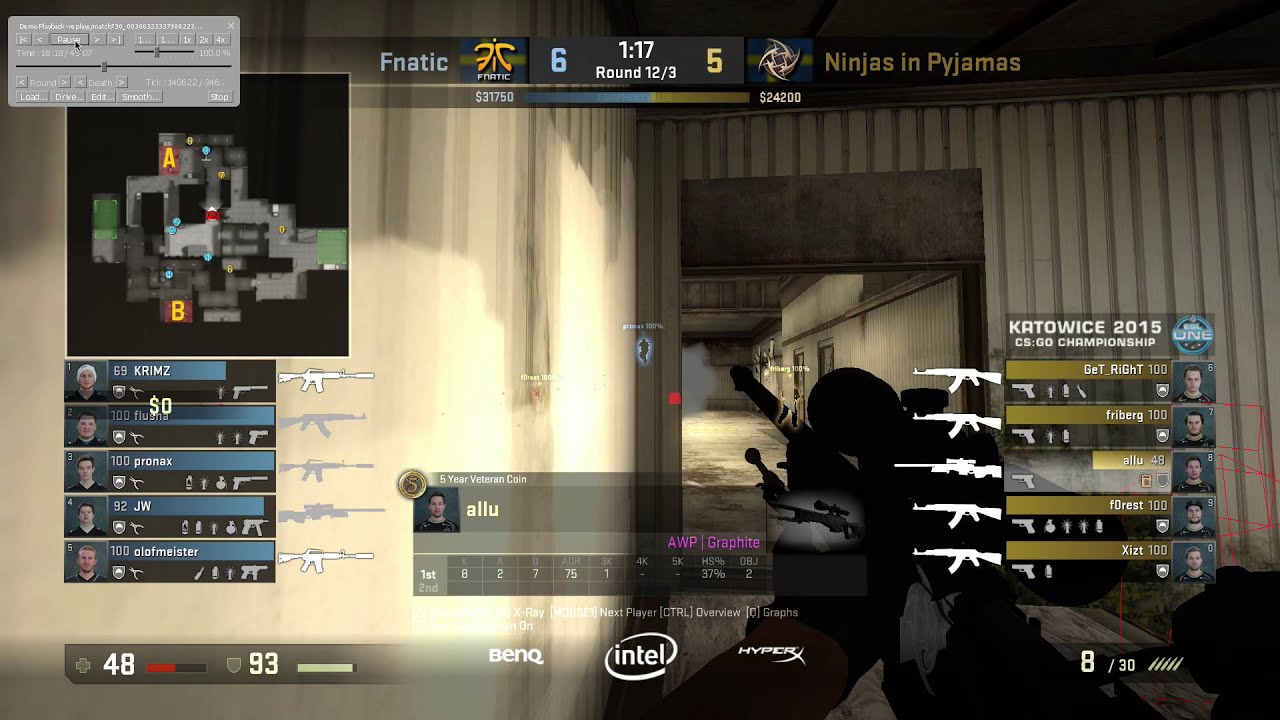 Katovice 2015 Final Map 2 (cache) - Allu AWP shots not registering