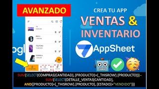 Cómo Crear una App de VENTAS e INVENTARIO, en AppSheet screenshot 4